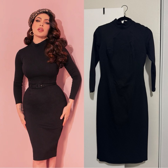 Vixen by Micheline Pitt Dresses & Skirts - NEW Vixen Bad Girl Wiggle Dress Back Medium